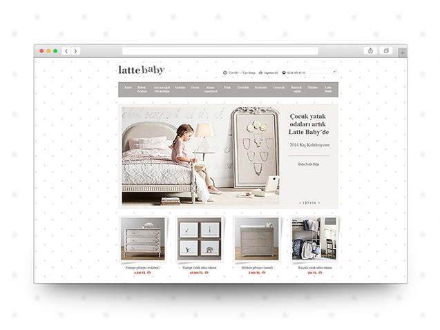 Latte Baby - E-commerce Design&Programming